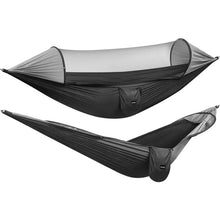 Load image into Gallery viewer, Large Camping Hammock with Mosquito Net 2 Person Pop-up Parachute Lightweight Hanging Hammocks Tree Straps Swing Hammock Bed
