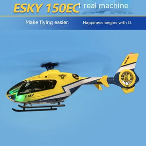 Rc Helicopter Rtf Ec135 Outdoor Toy For Children