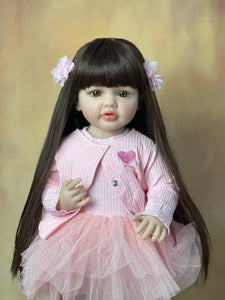 Baby Lifelike Girl Doll Full Soft Silicone Body Princess