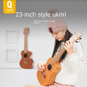 Yy Children's Wooden Small Guitar Musical Instrument Toy Boys and Girls Adult