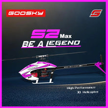 Load image into Gallery viewer, Goosky S2 Max Model Airplane 3d Remote Control Stunt Helicopter Dual Brushless Direct Drive Baf080001 Bnf/Rtf Toy Gift
