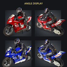 Load image into Gallery viewer, RC Stunt Motorcycle Car 1/6 High Speed Motorbike Model 2.4G Radio Control Car Remote Controlled Toy Drift Cars Toys For Boys Kid
